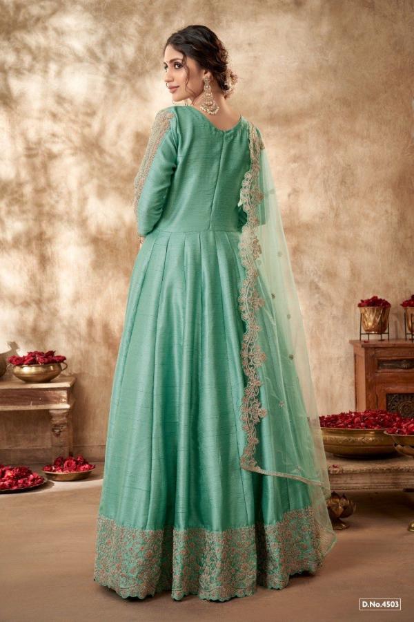 Aanaya 145 Silk Exclusive Wear Designer Salwar Suits Collection